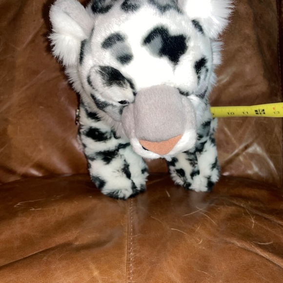 NWOT Miyoni by Aurora 12 Inch White Leopard Stuffed Animal - Picture 12 of 12